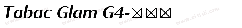 Tabac Glam G4字体转换